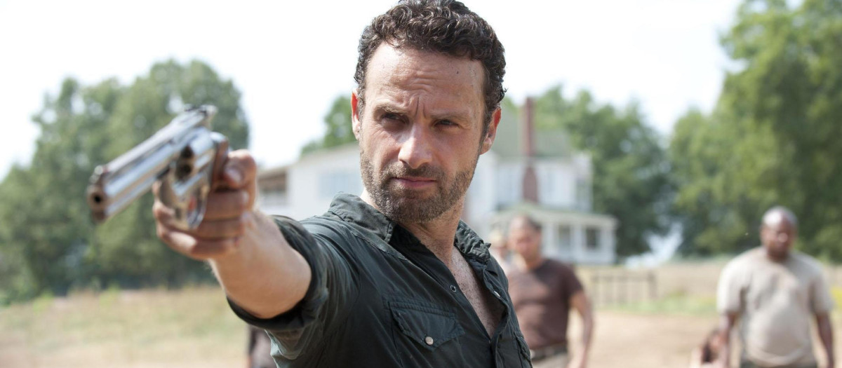 Andrew Lincoln en su papel de Rick en 'The Walking Dead'