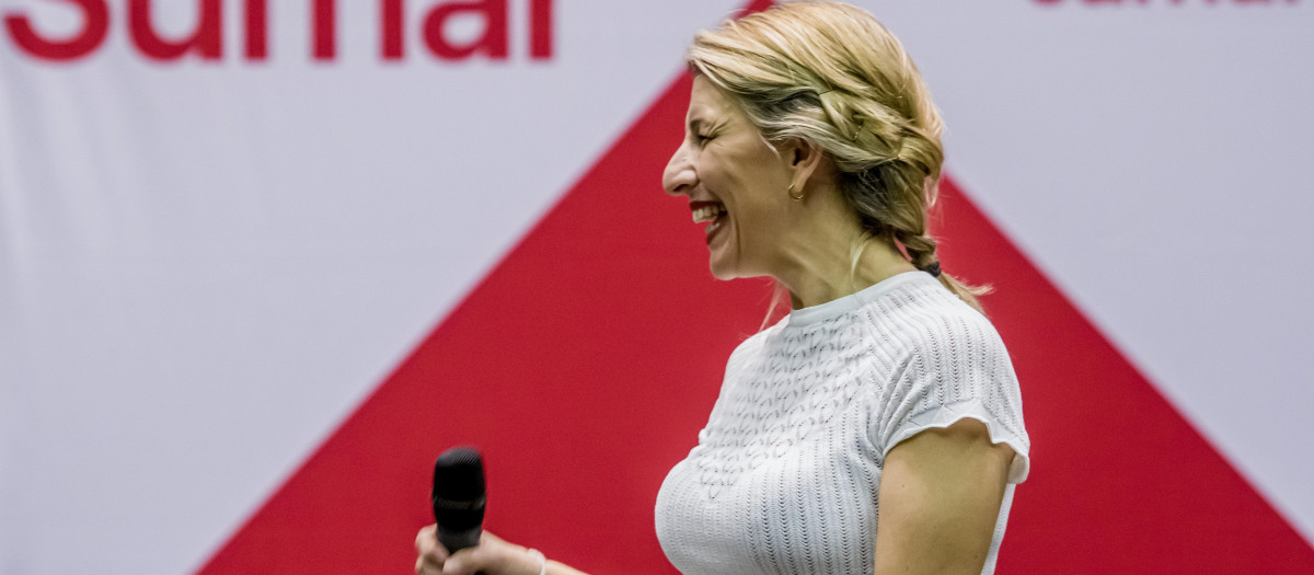 Yolanda Díaz se burla de Tamames