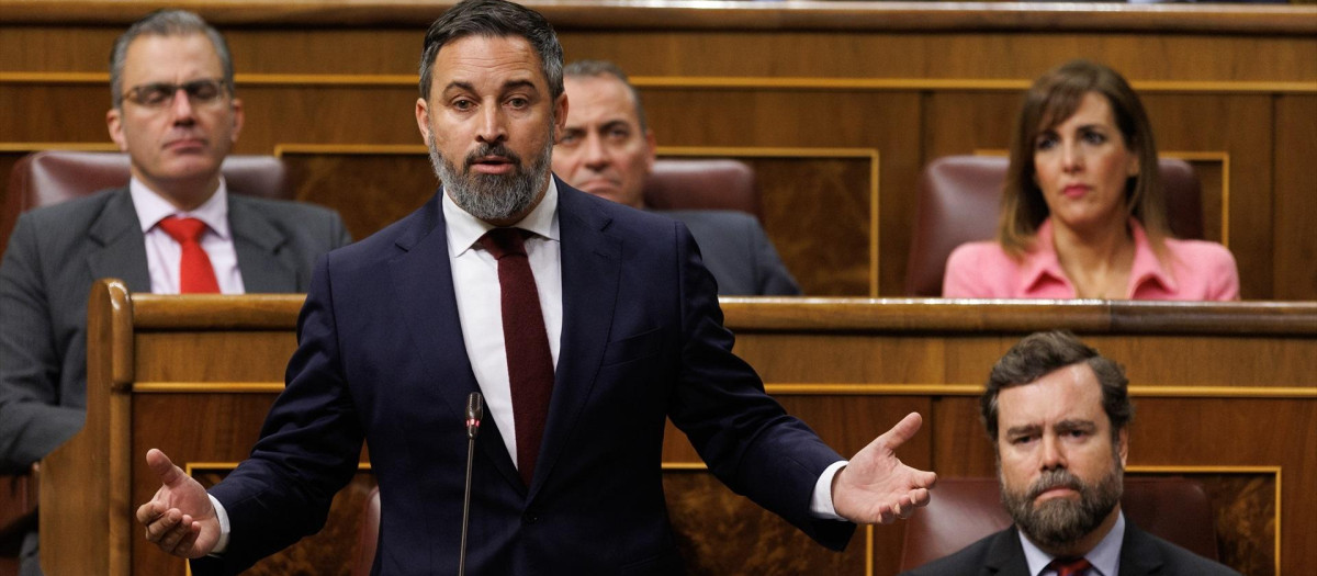 El líder de VOX, Santiago Abascal.