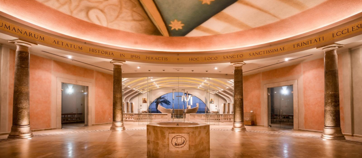 Capilla de la barca en Magdala