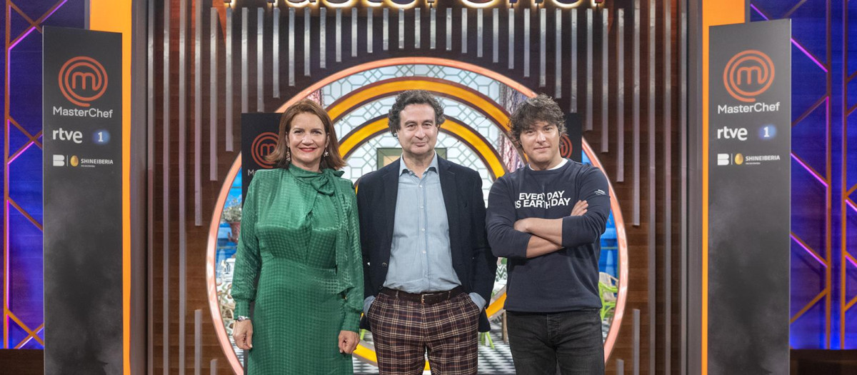 Samantha Vallejo-Nágera, Pepe Rodríguez y Jordi Cruz, jueces de MasterChef