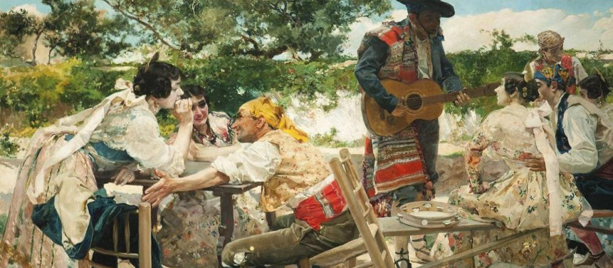 'Fiesta valenciana', cuadro de Joaquín Sorolla
