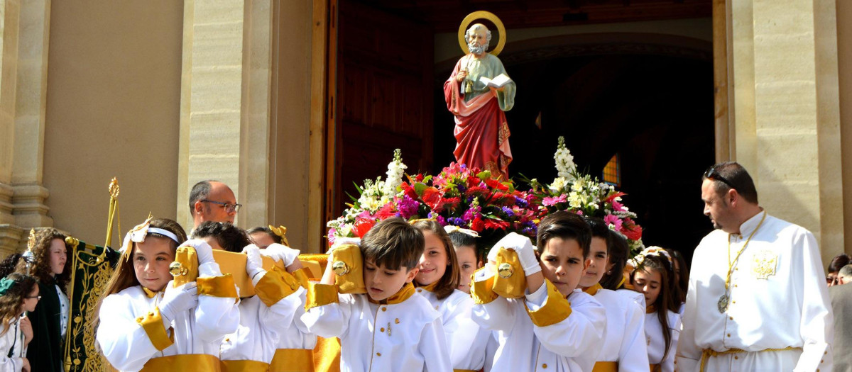 La procesión infantil de Las Torres de Cotillas