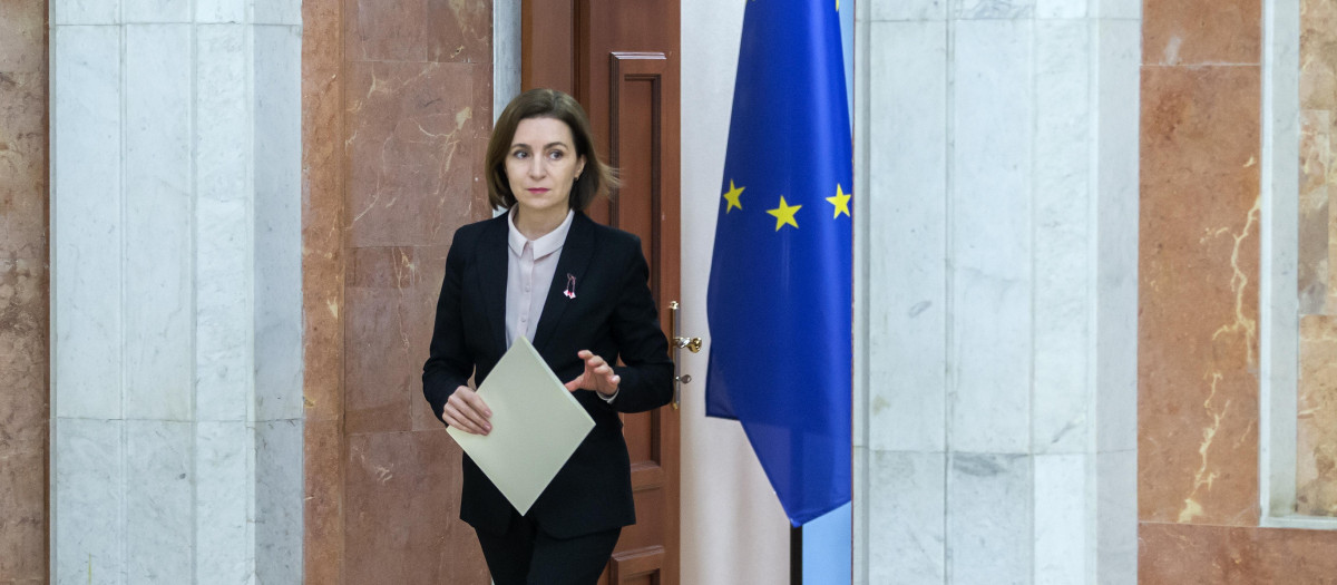 Maia Sandu, presidenta de Moldavia