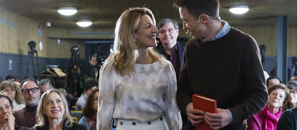 Yolanda Díaz e Íñigo Errejón