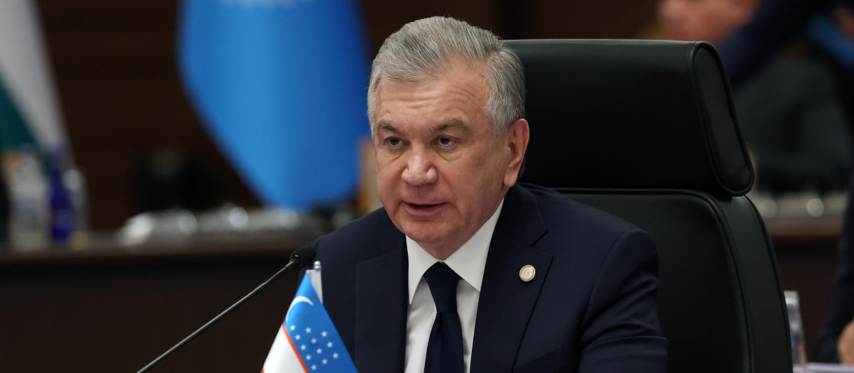 El presidente de Uzbekistán, Shavkat Mirziyoyev