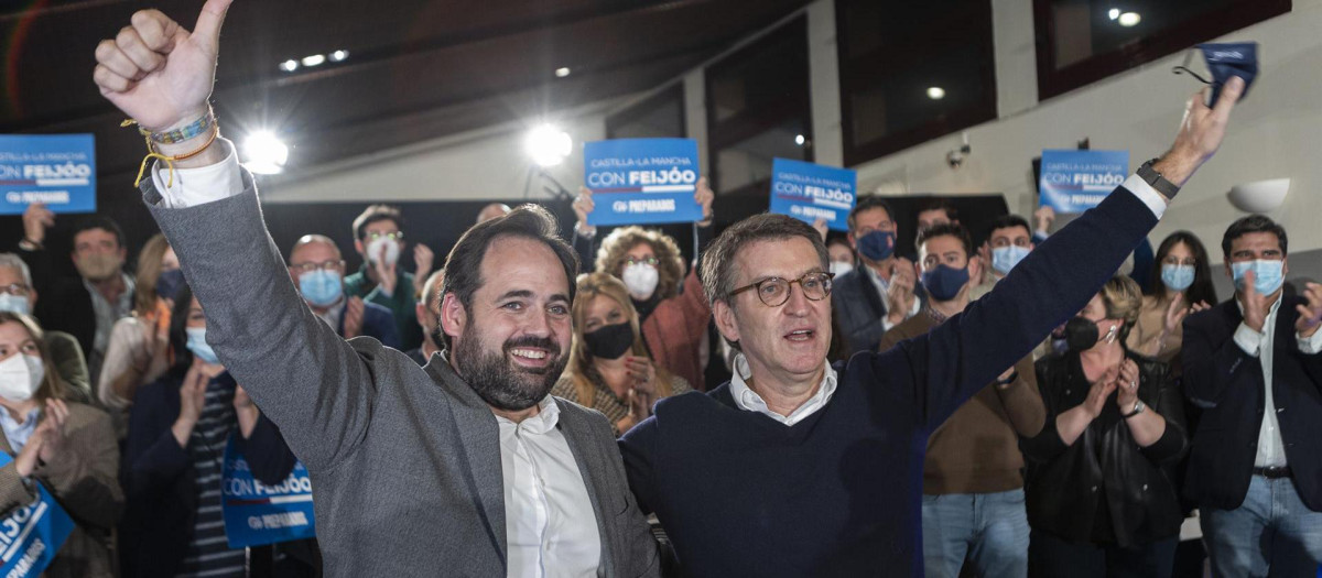 Paco Núñez junto a Núñez Feijóo