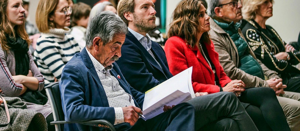 Miguel Ángel Revilla, el pasado 4 de marzo, en un acto sobre igualdad