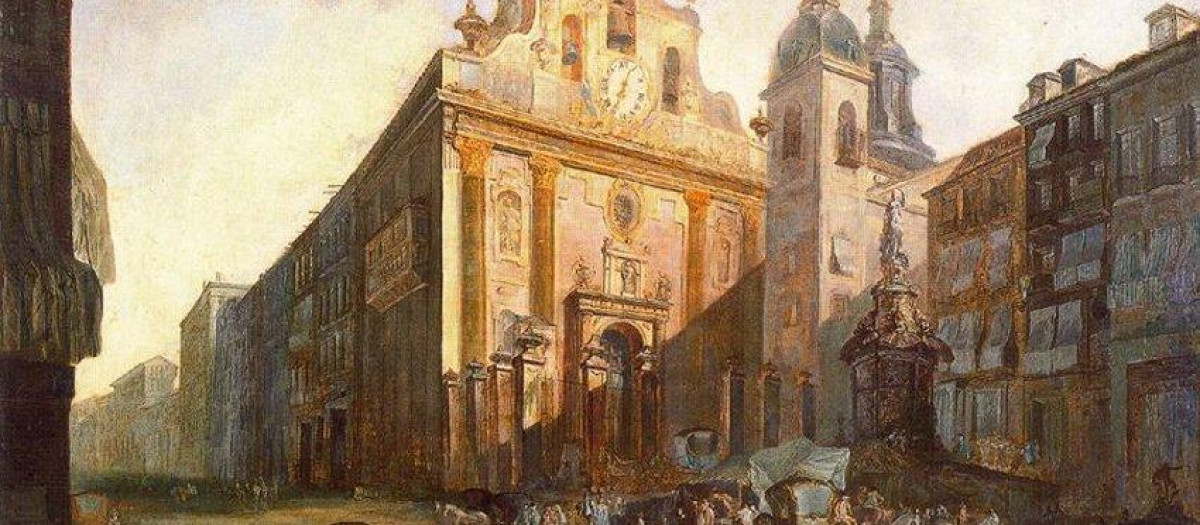 Vista de la Puerta del Sol, Luis Paret, 1773