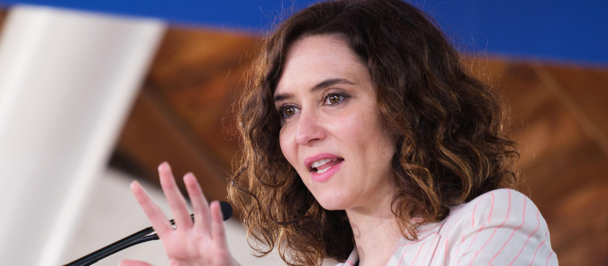La presidenta de la Comunidad de Madrid, Isabel Díaz Ayuso