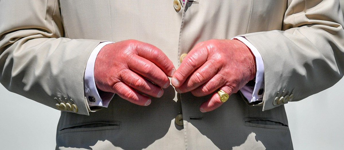 Prince Charles during a visit to St Austell Healthcare, the Wheal Northey Centre