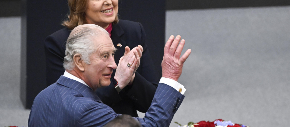 El Rey Carlos III de Gran Bretaña habla ante el Bundestag