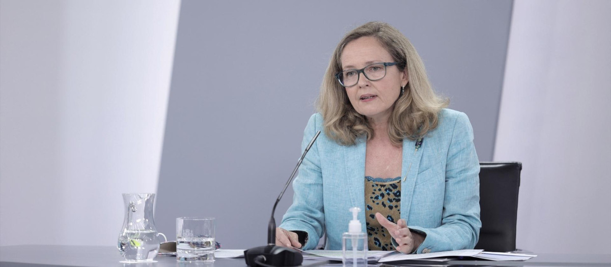La ministra de Asuntos Económicos, Nadia Calviño, en una imagen de archivo.