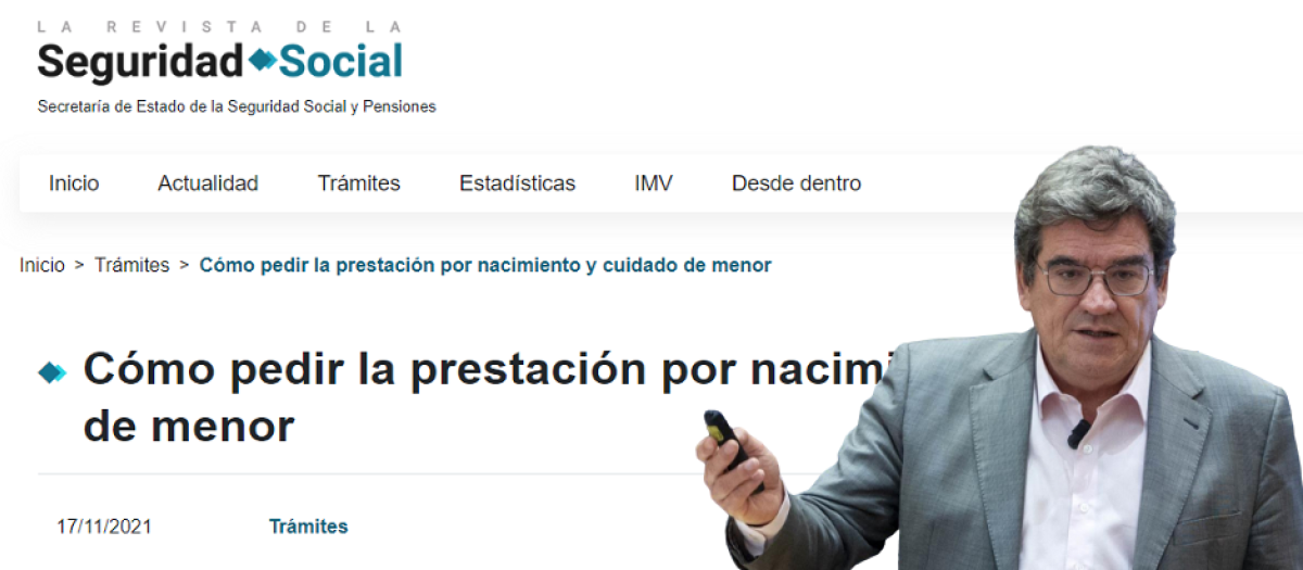 El ministerio de Escrivá ofrece ayudas en casos de «gestación por sustitución»