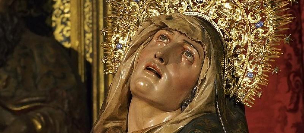 Virgen de las Angustias, en Valladolid