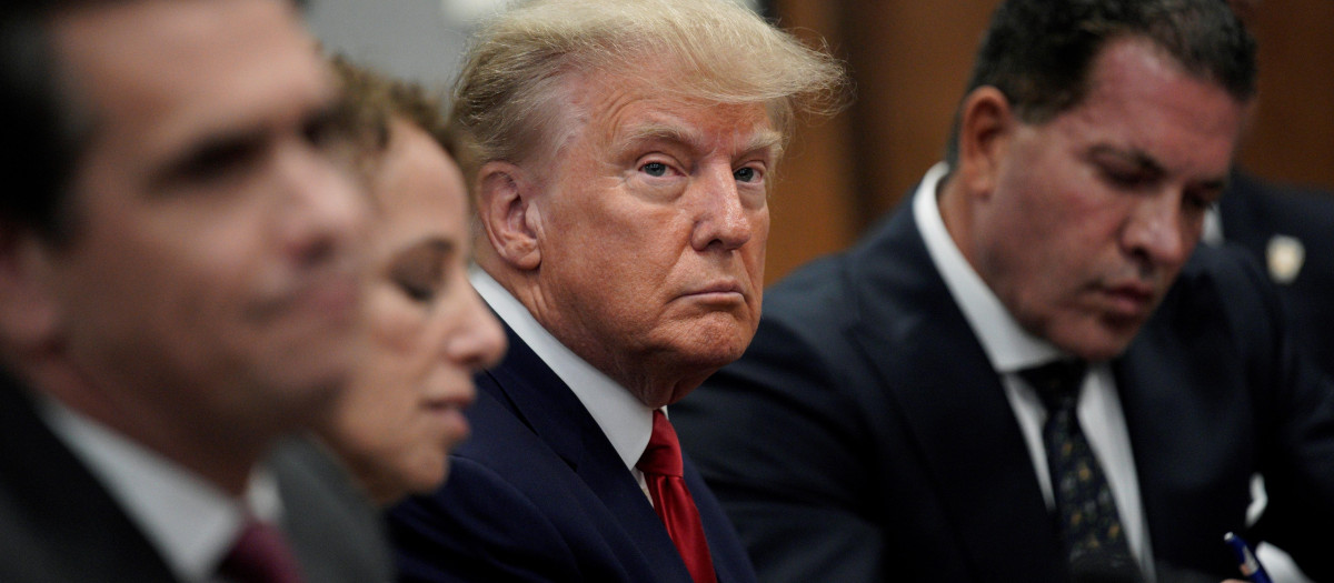 El expresidente de los Estados Unidos, Donald Trump, comparece ante el Tribunal Penal de Manhattan