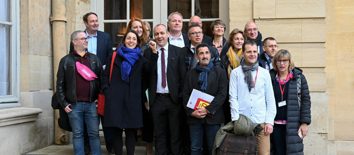 Líderes de los sindicatos franceses