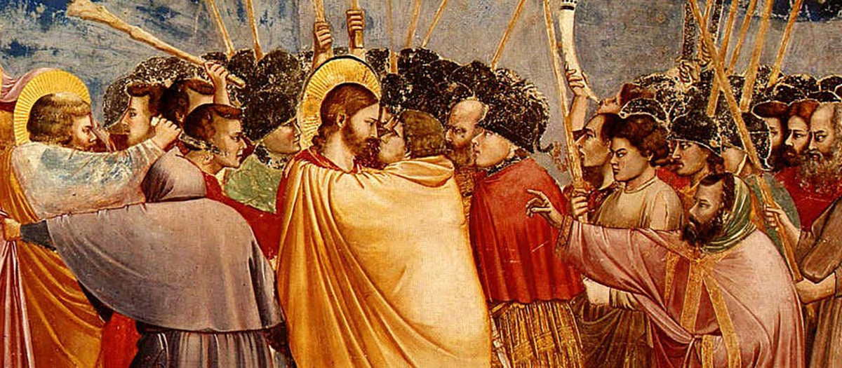 'El prendimiento de Cristo' de Giotto