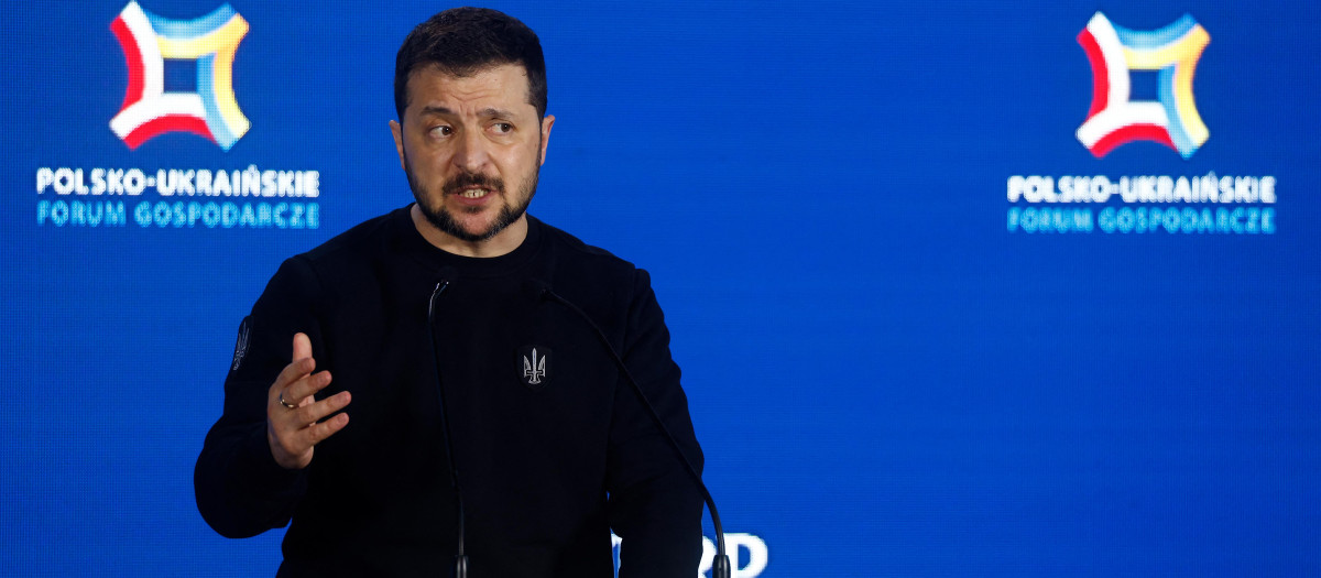 Volodímir Zelenski, presidente de Ucrania