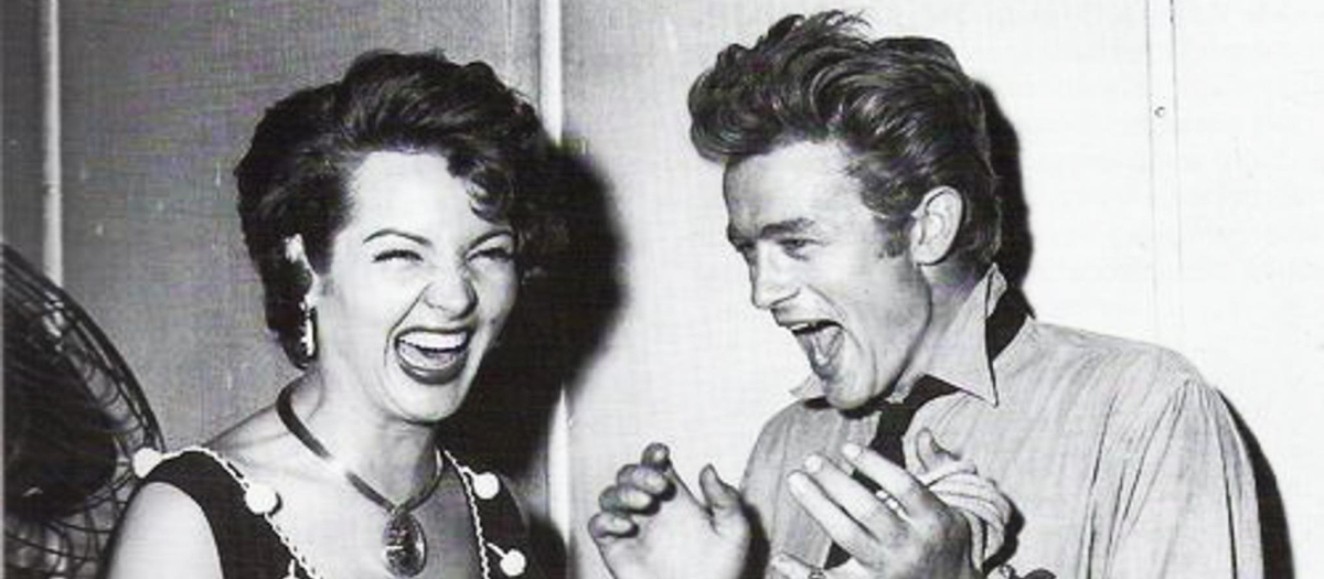 Sara Montiel y James Dean, en una imagen tomada dos días antes de la muerte del actor