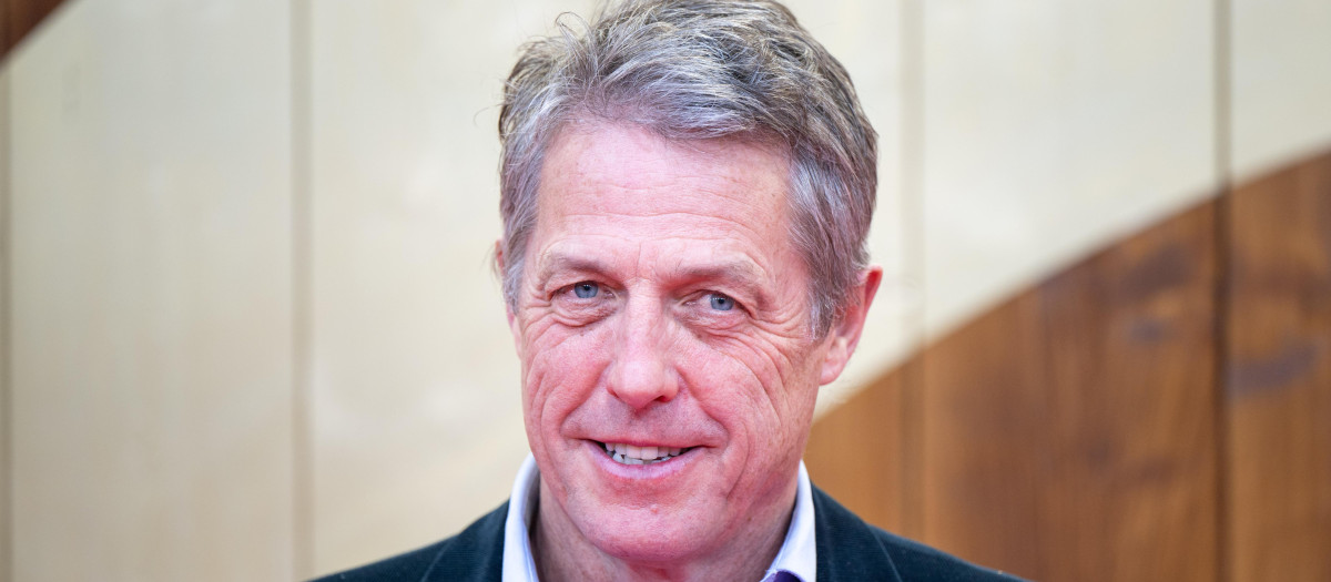 Hugh Grant, en la presentación en Berlín de la película Dungeons & Dragons: Honor entre ladrones