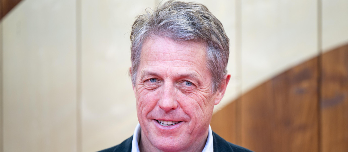 Hugh Grant, en la presentación en Berlín de la película Dungeons & Dragons: Honor entre ladrones
