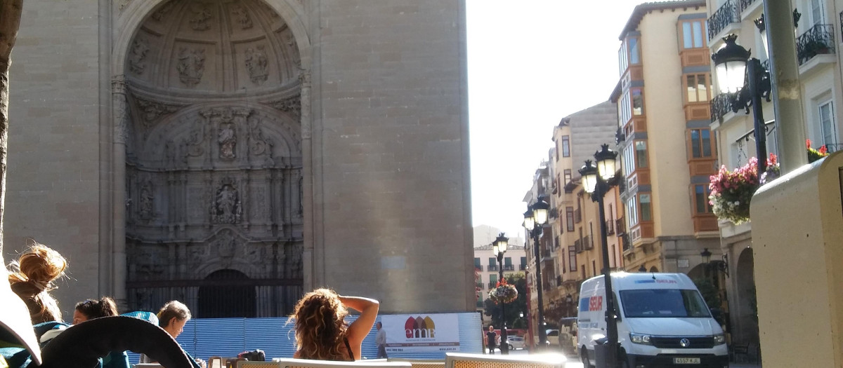 Una imagen del centro de Logroño