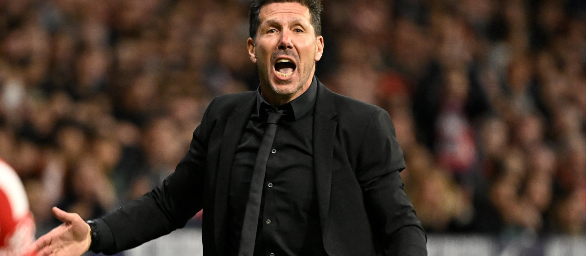 Diego Pablo Simeone, entrenador del Atlético de Madrid