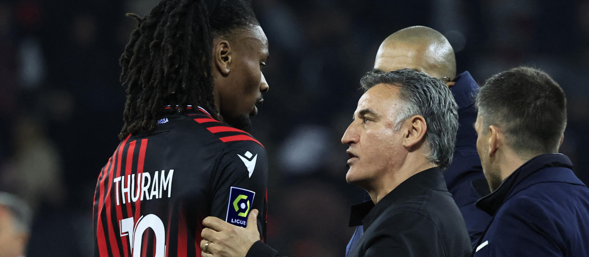 Galtier, a la derecha, actual entrenador del PSG
