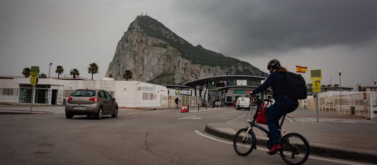 La verja de Gibraltar, en una imagen de archivo
