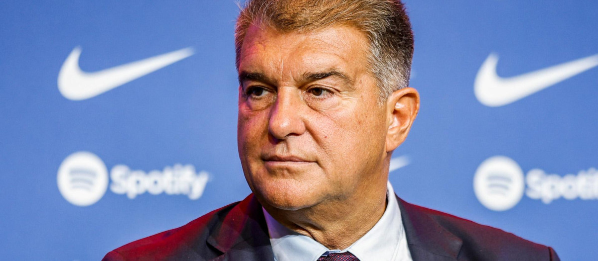 Joan Laporta, presidente del Barcelona