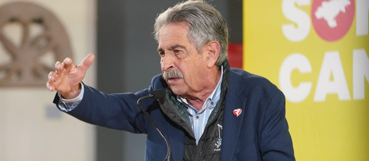 El presidente de Cantabria y líder del PRC, Miguel Ángel Revilla