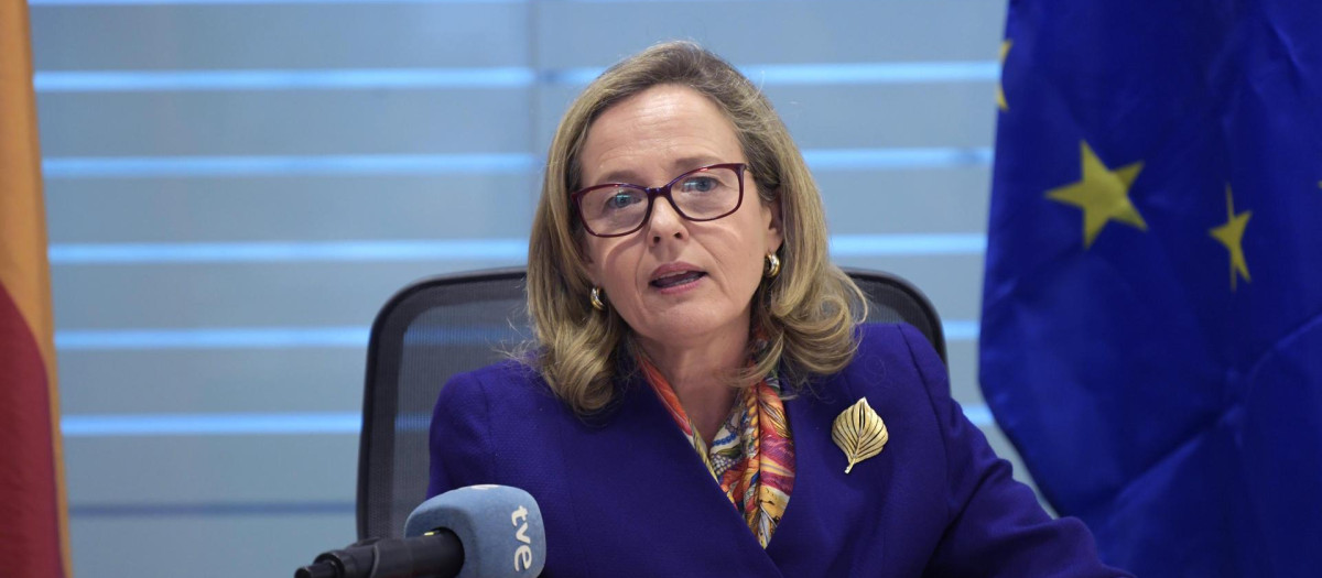 La ministra de Asuntos Económicos, Nadia Calviño.