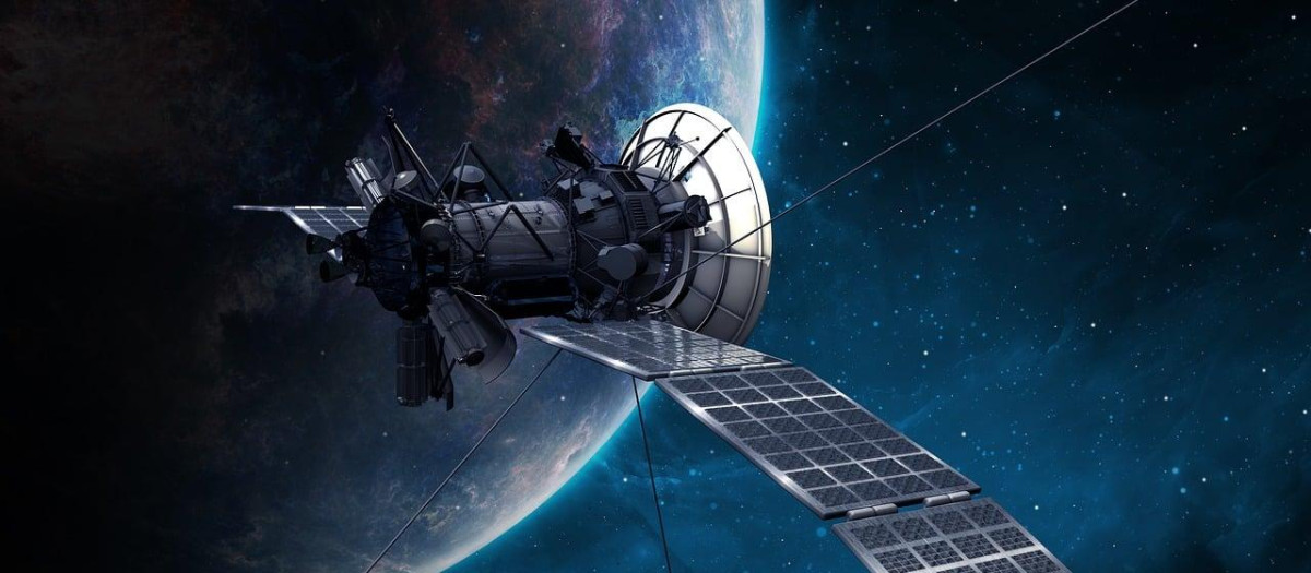 Ilustración de un satélite