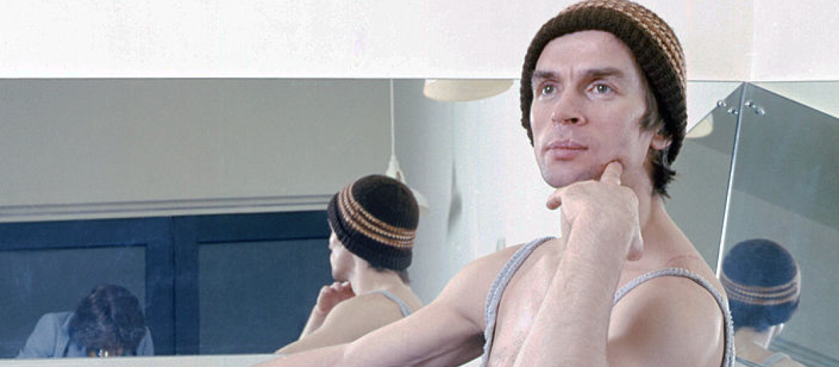 El bailarín ruso Rudolf Nuréyev en 1973