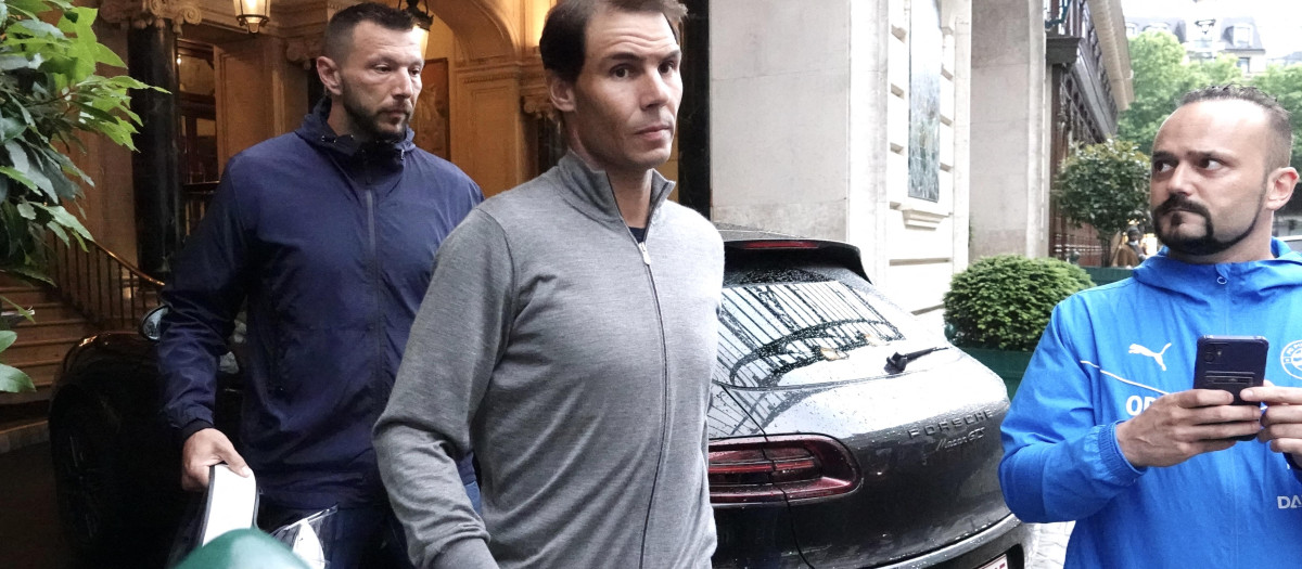 Rafael Nadal in Paris, France on June 4, 2022.