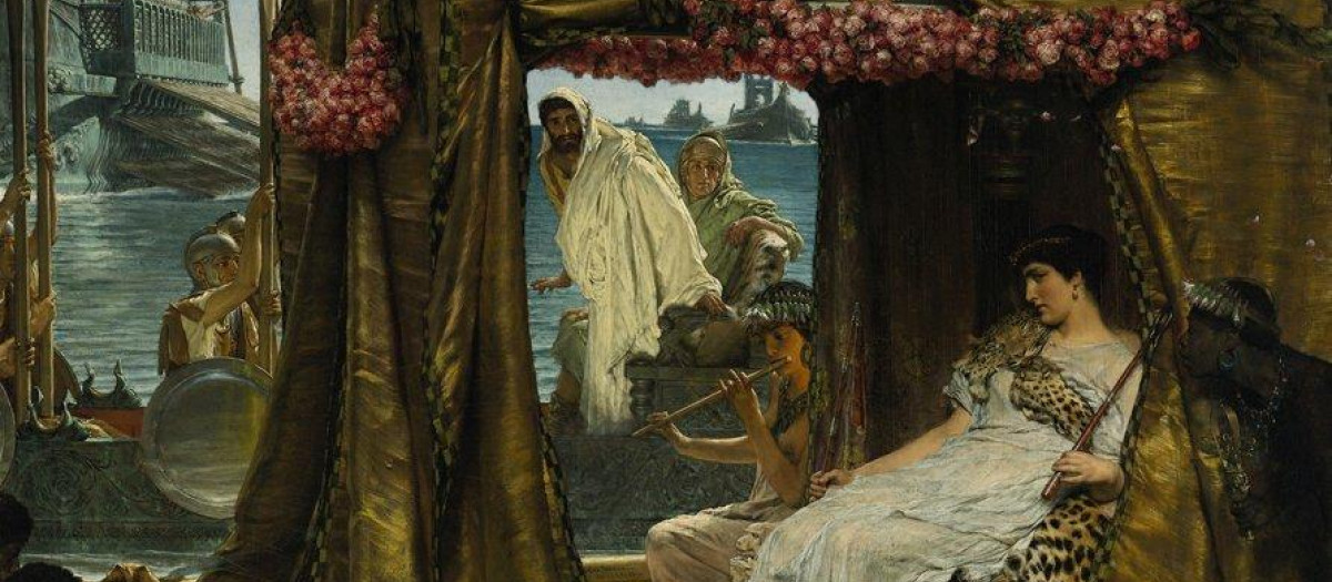El encuentro de Antonio y Cleopatra (1885), de Lawrence Alma-Tadema