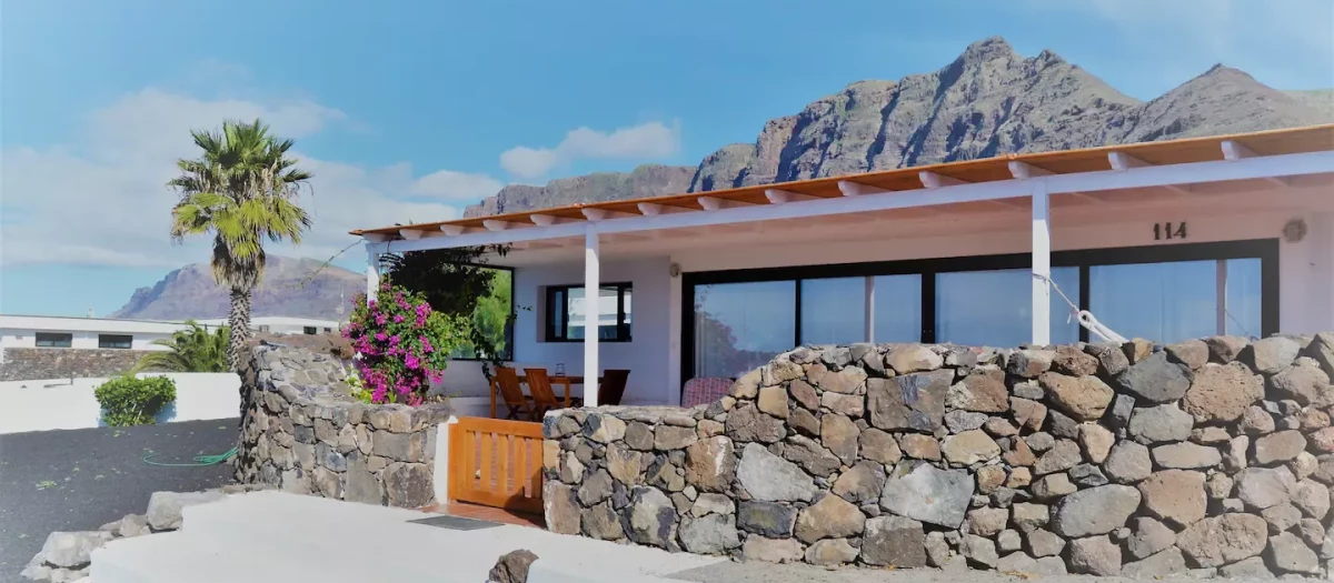 Una de las villas de la urbanización de Zapatero en Lanzarote