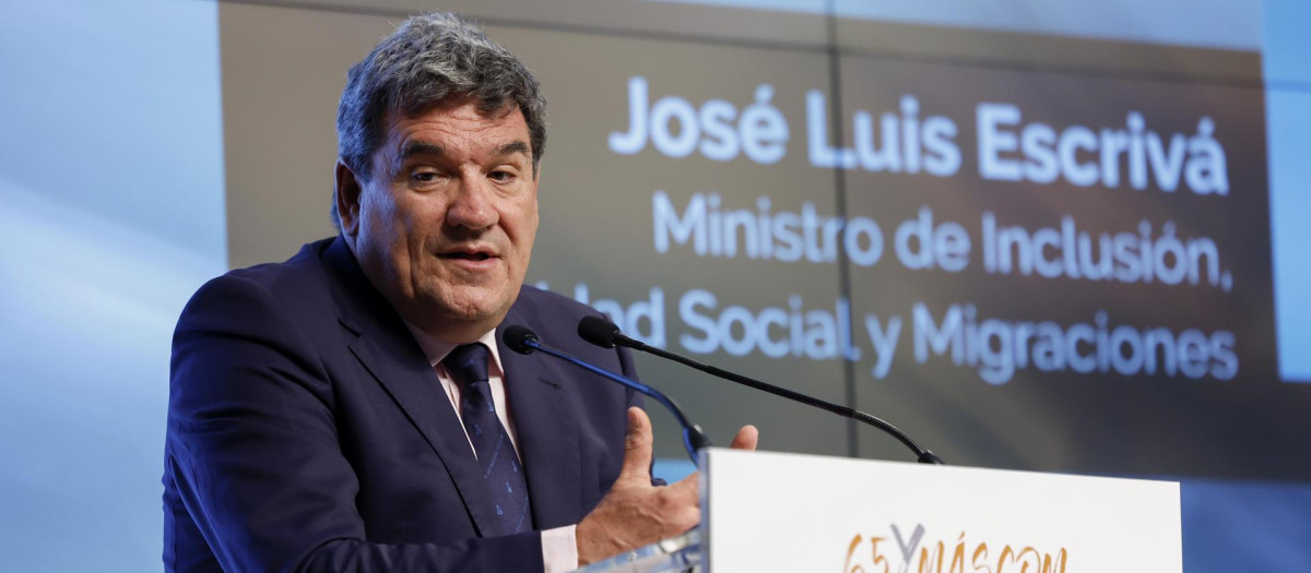 El ministro de la Seguridad Social, José Luis Escrivá.