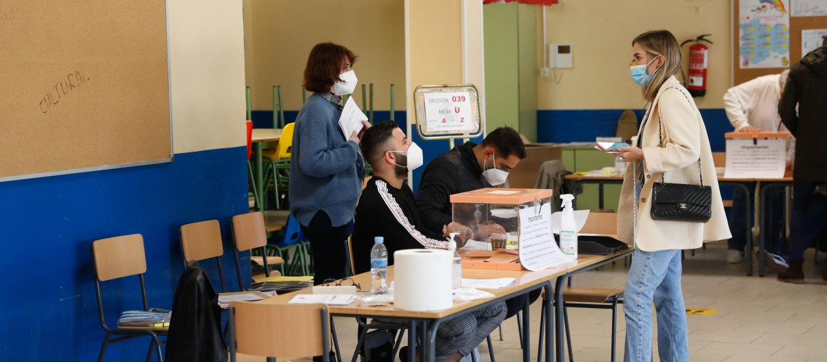 Jornada electoral el pasado 4 de mayo de 201