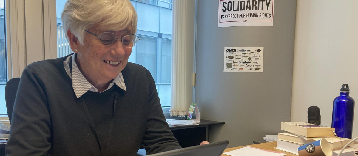 La exconsellera catalana y eurodiputada de JxCat Clara Ponsatí