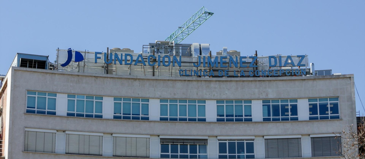 Fachada de la Fundación Jiménez Díaz