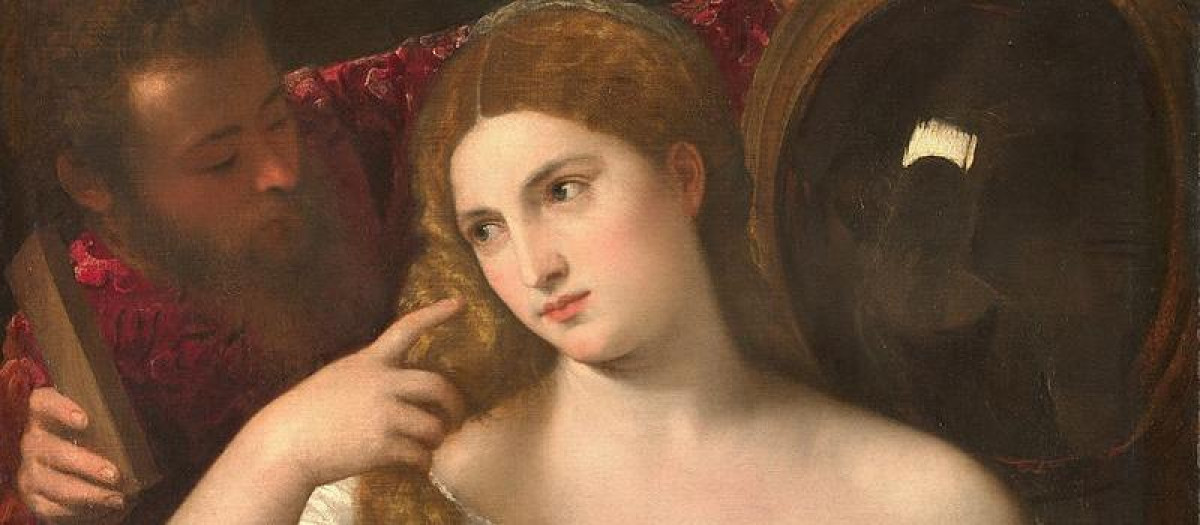 'Mujer ante el espejo' de Tiziano