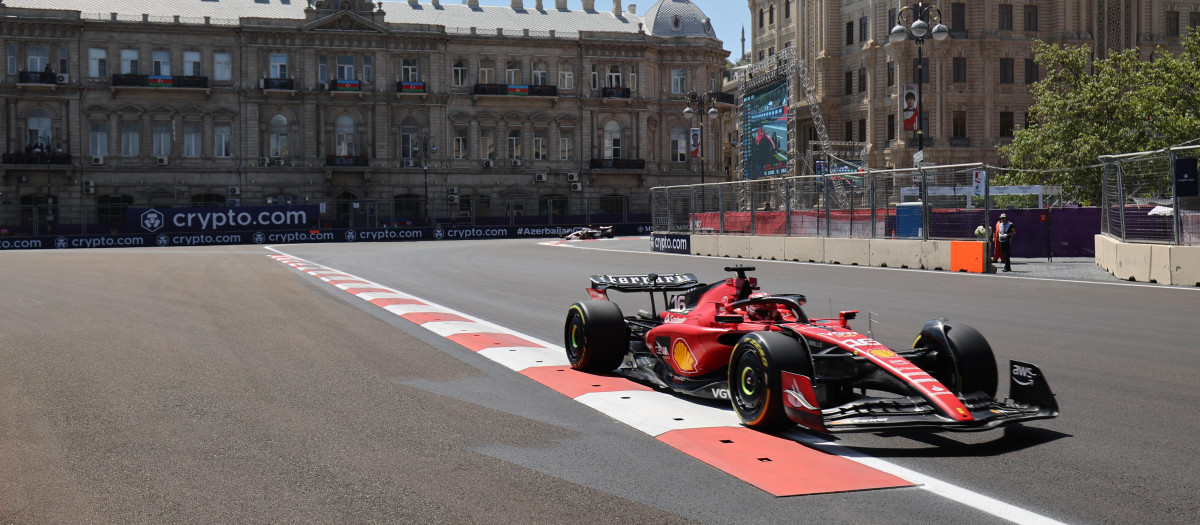 Charles Leclerc en Bakú