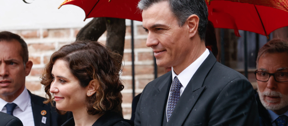 Pedro Sánchez e Isabel Díaz Ayuso, en 2022