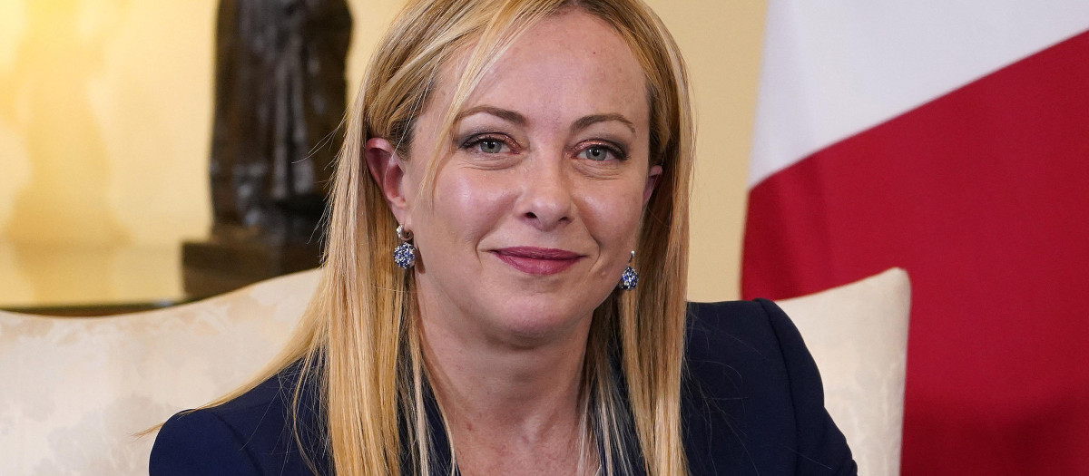 La presidente del consejo de ministros de Italia, Giorgia Meloni