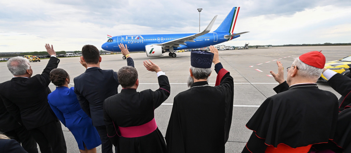 El avión del Papa Francisco