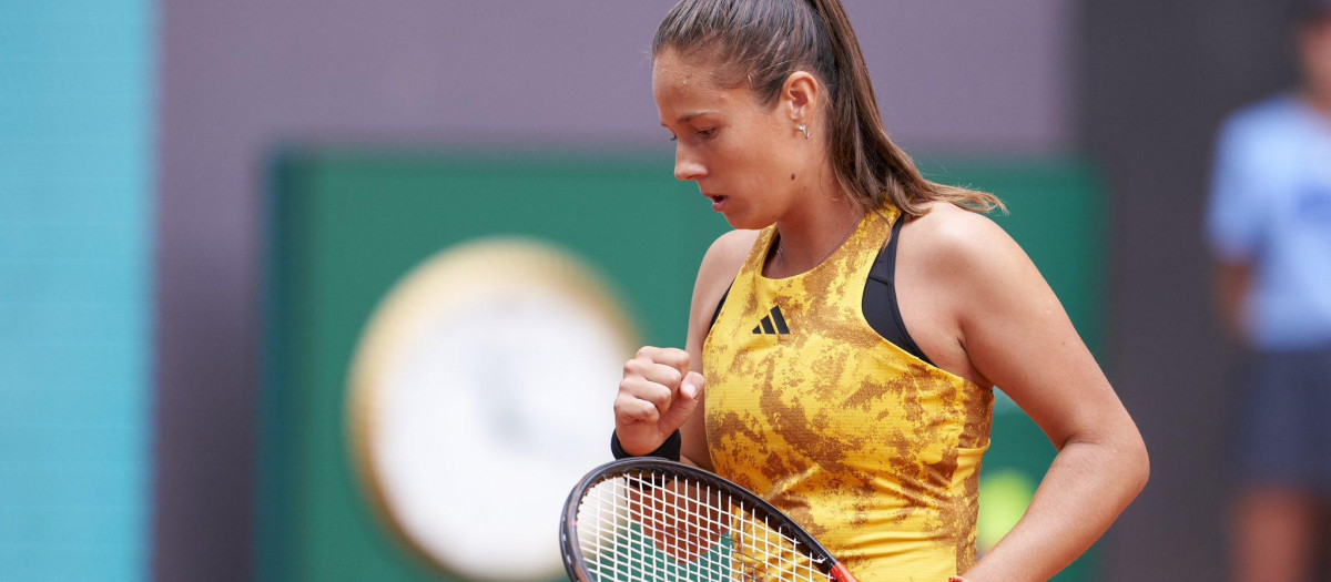 Daria Kasatkina, en su partido ante Lesia Tsurenko