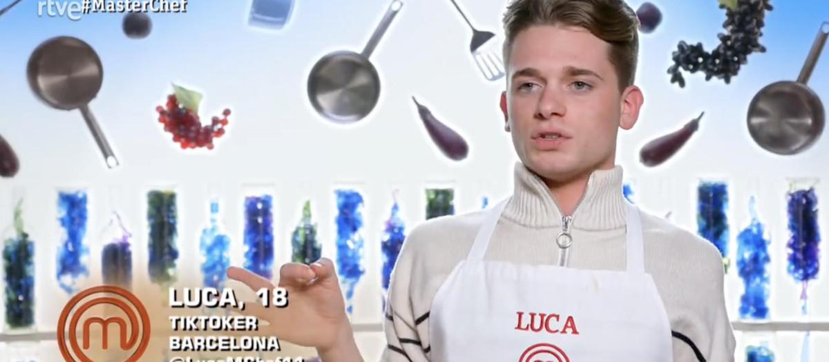 Luca, el polémica concursante de 'MasterChef'