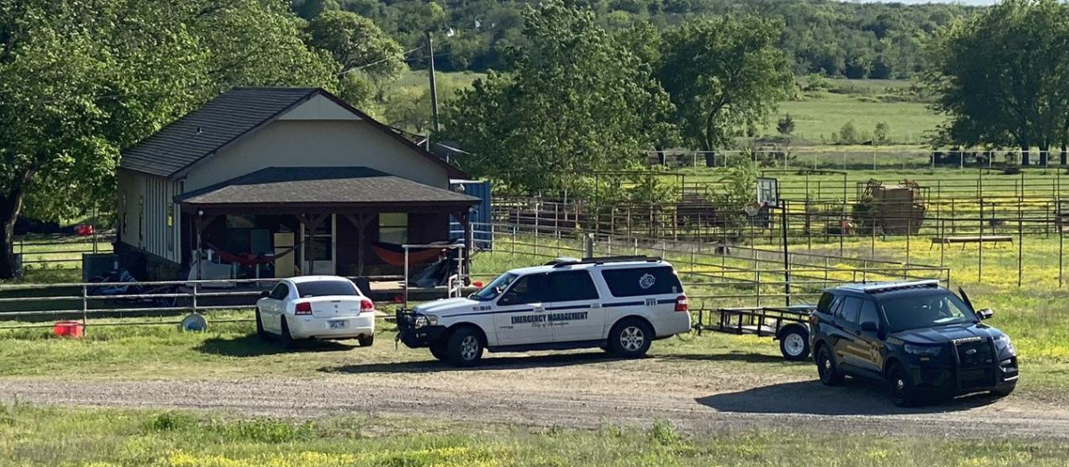 Esta es la vivienda en la que fueron encontrados los siete cuerpos en Oklahoma